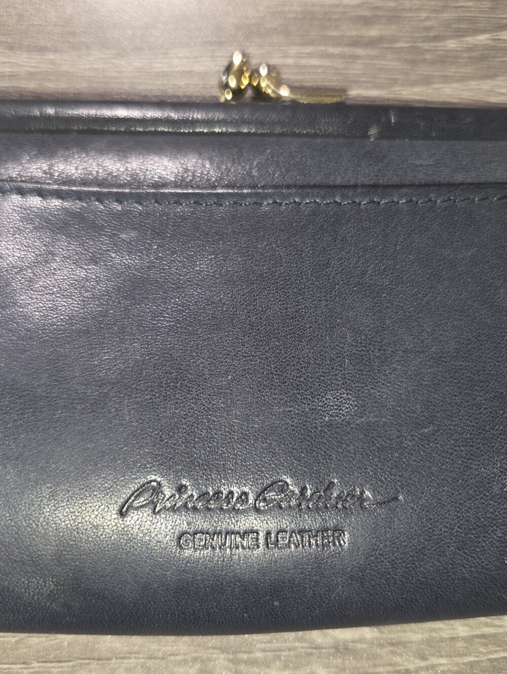 Prince Gardner Genuine Leather Women's Wallet - Black